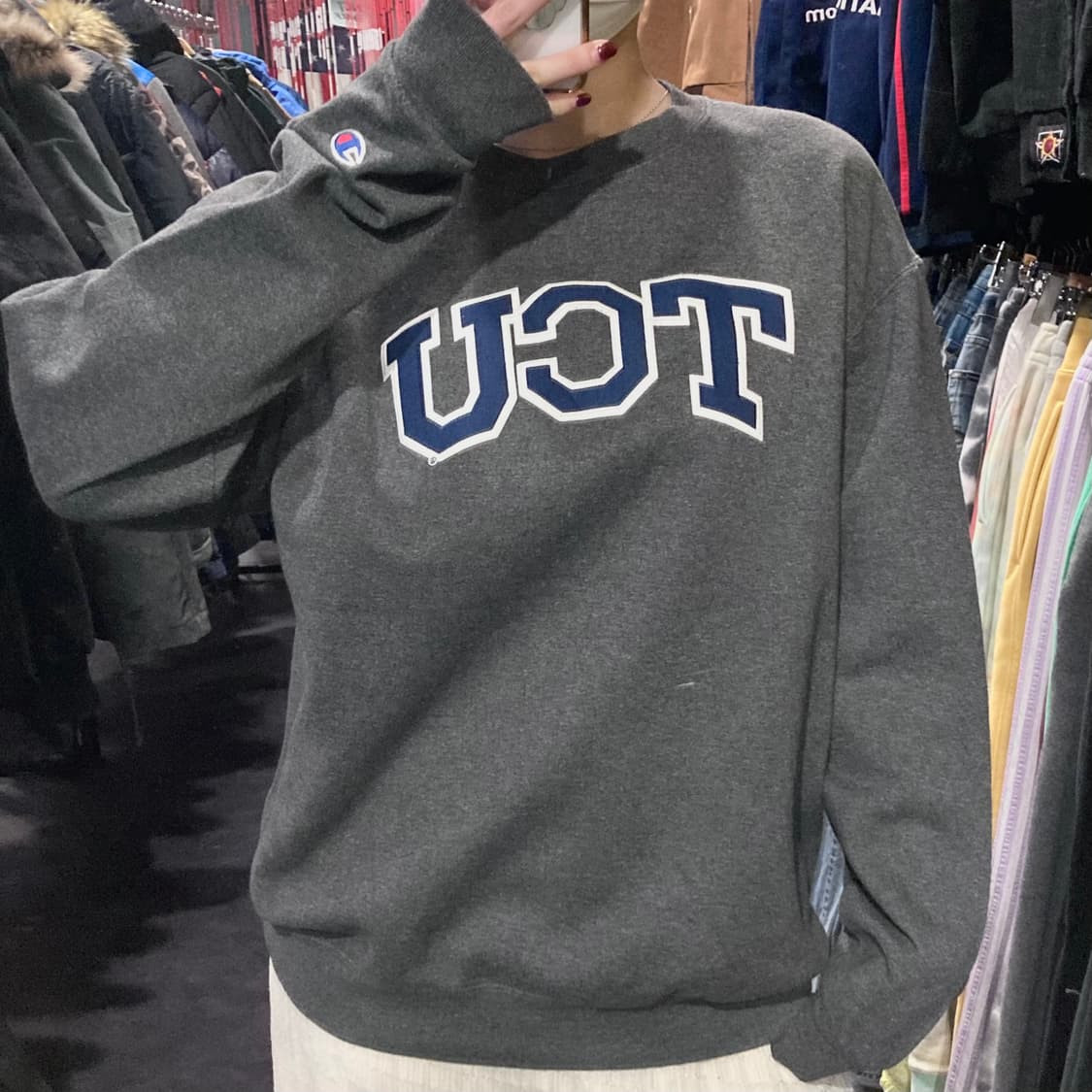 [IM] 챔피온 컬리지 스웻셔츠 그레이 상품이미지3