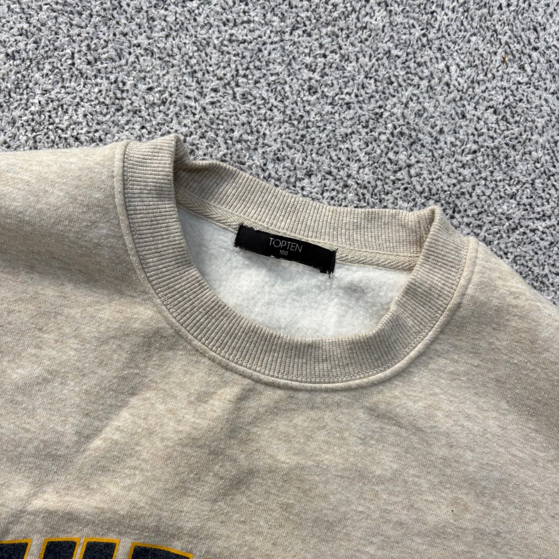 100 탑텐 기모 맨투맨 긴팔티 0304J 상품이미지2