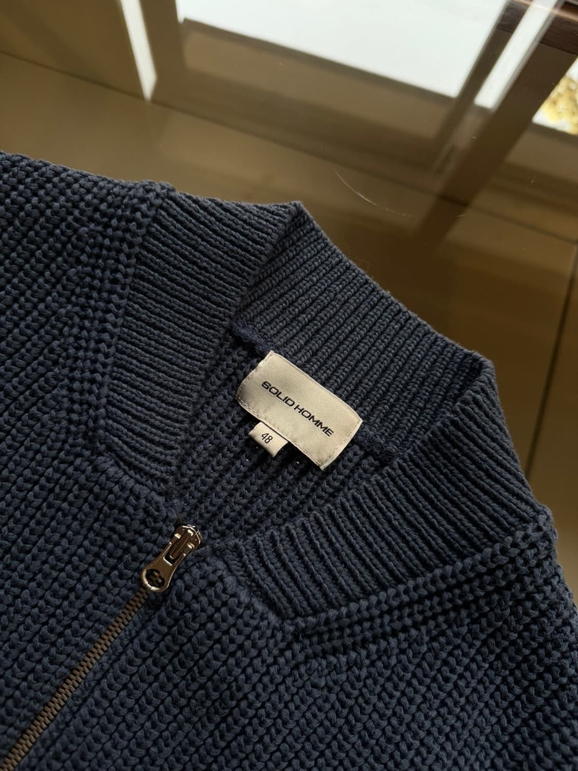 솔리드옴므 짚업 가디건 100 상품이미지9