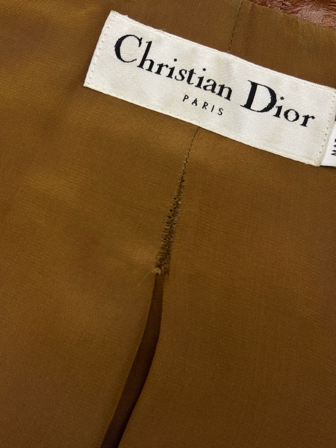 Christian Dior 크리스찬 디올 브라운 레더자켓 상품이미지10