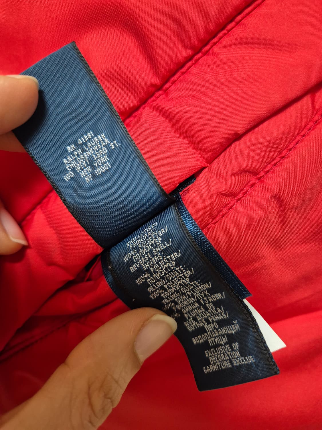 폴로 랄프로렌 다운 패딩 조끼 여성 55 양면베스트 리버시블 상품이미지8