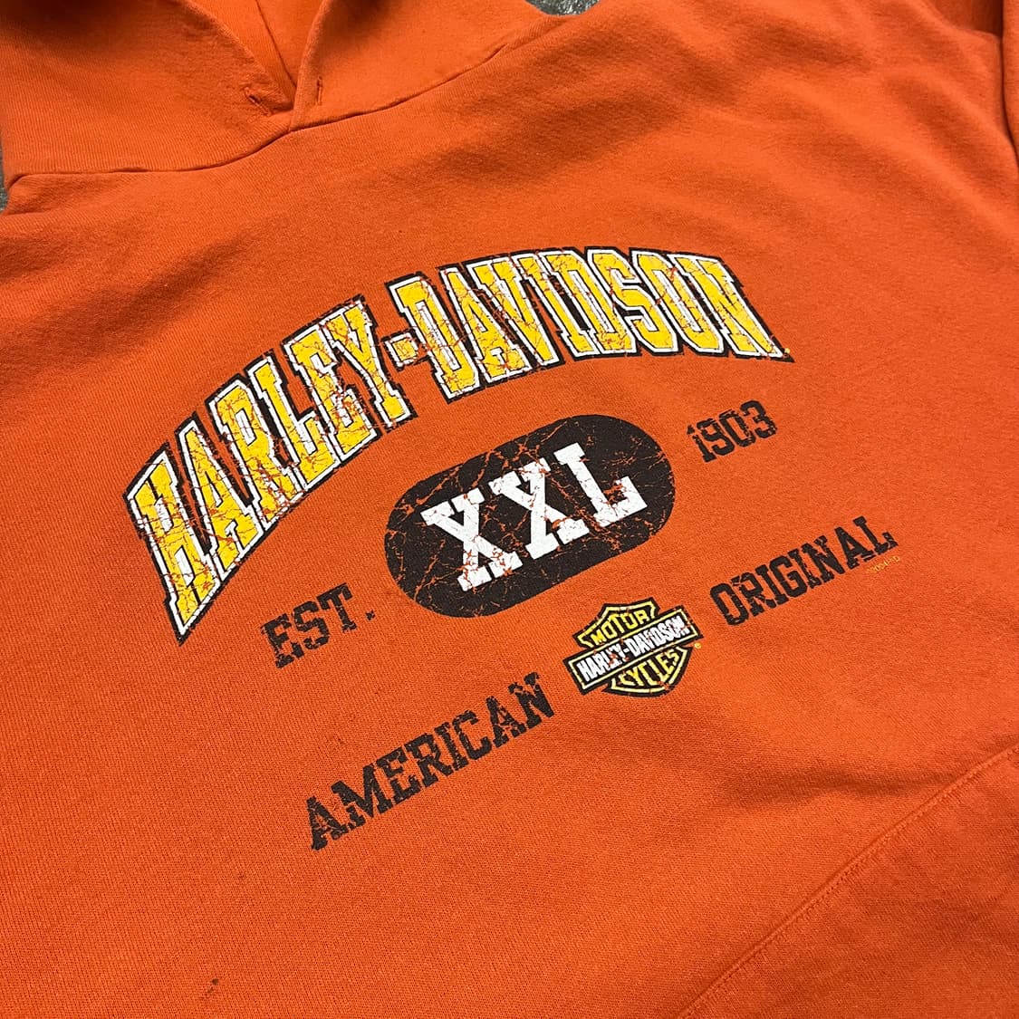 00s 할리데이비슨 프린팅 후드티 (110-115) 상품이미지5