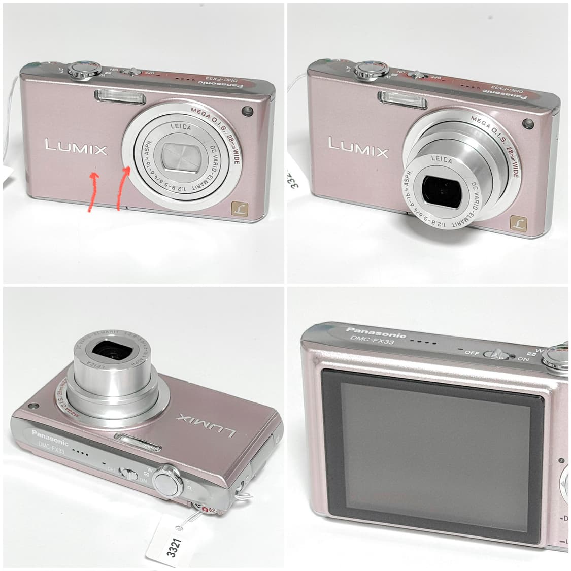 파나소닉 루믹스 FX33 핑크 빈티지디카 상품이미지3