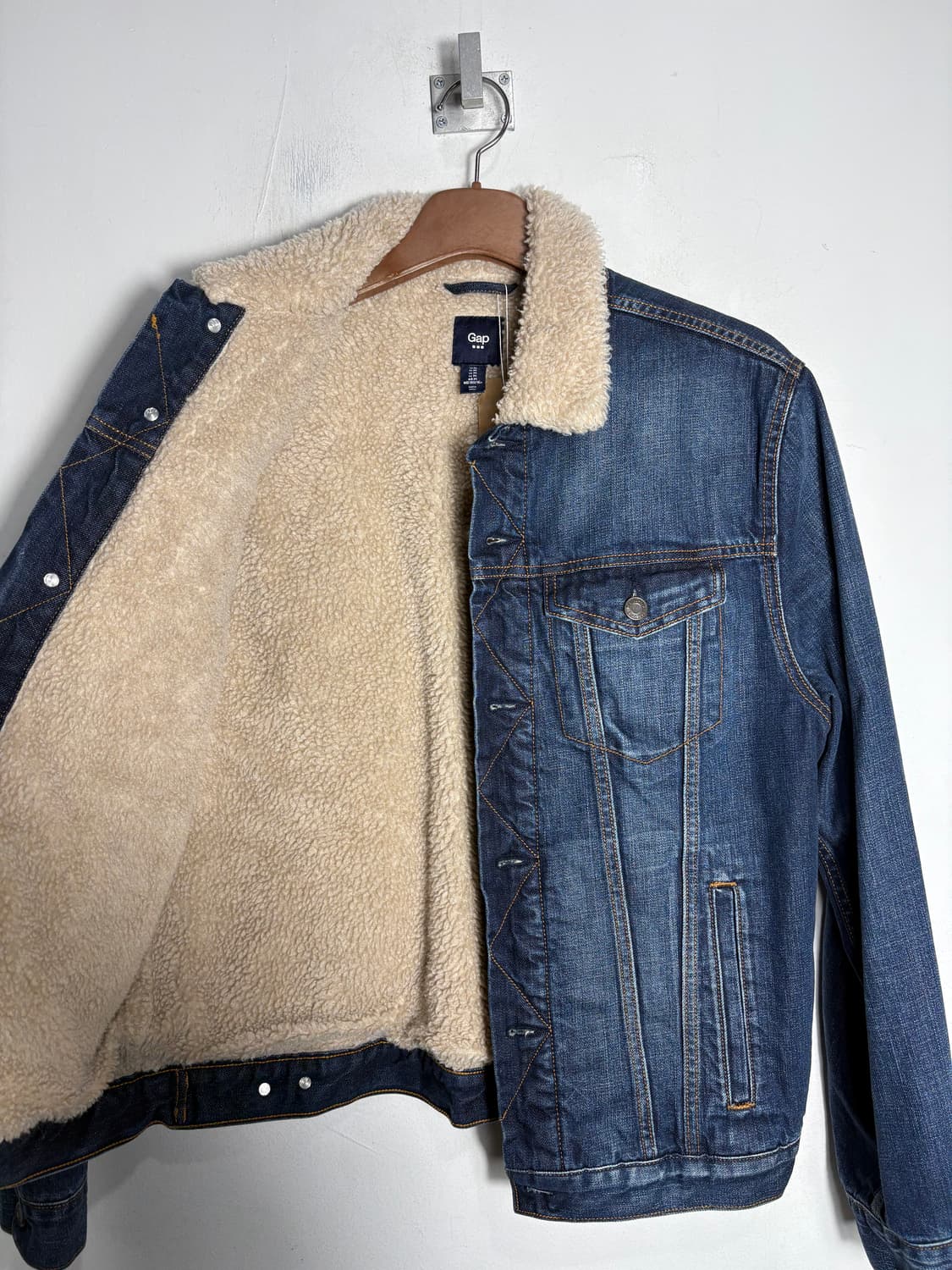 갭 시어링 카라 데님 자켓 상품이미지3
