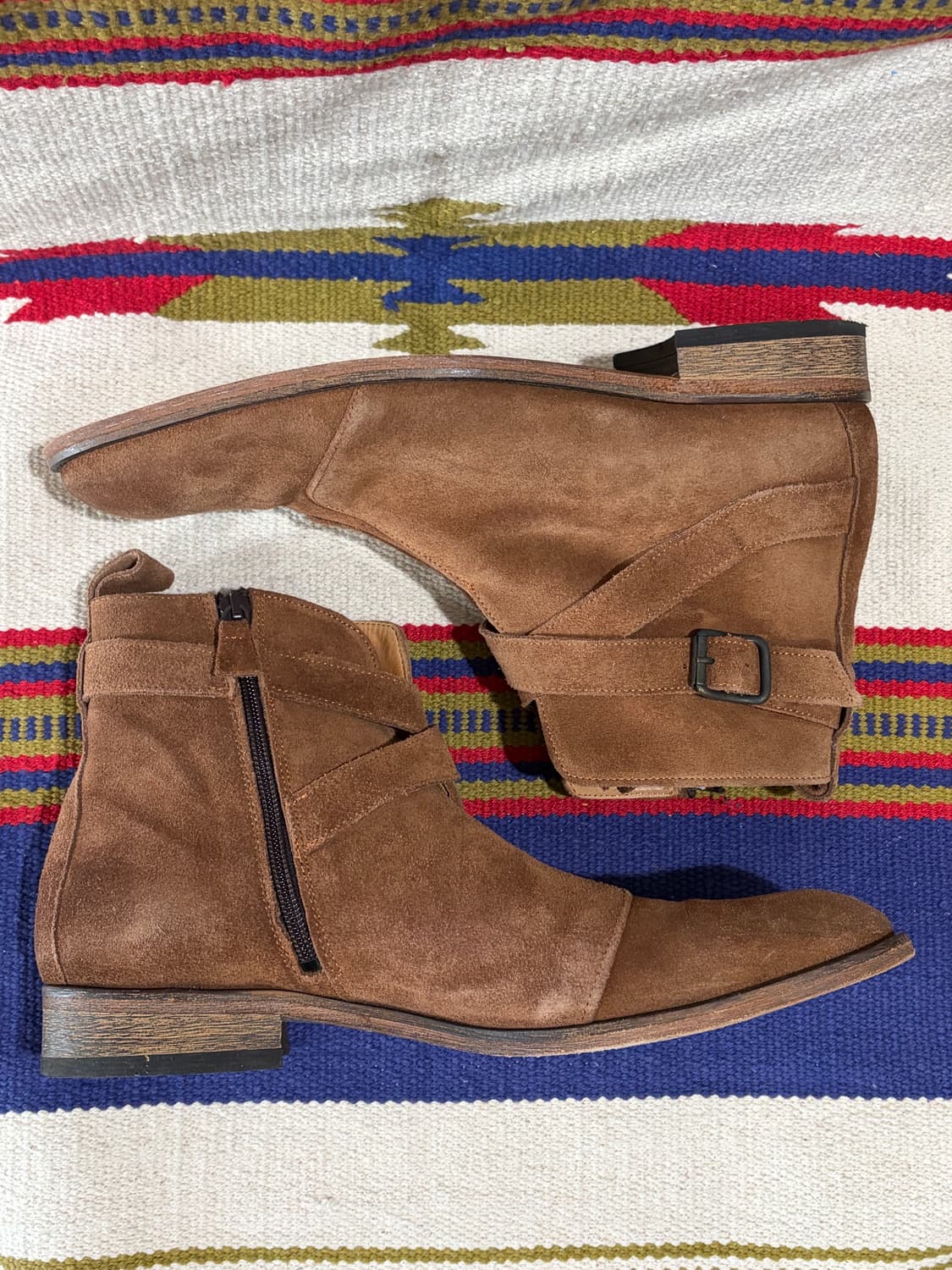 앙상톨로지 파리 스웨이드 웨스턴 부츠 상품이미지5