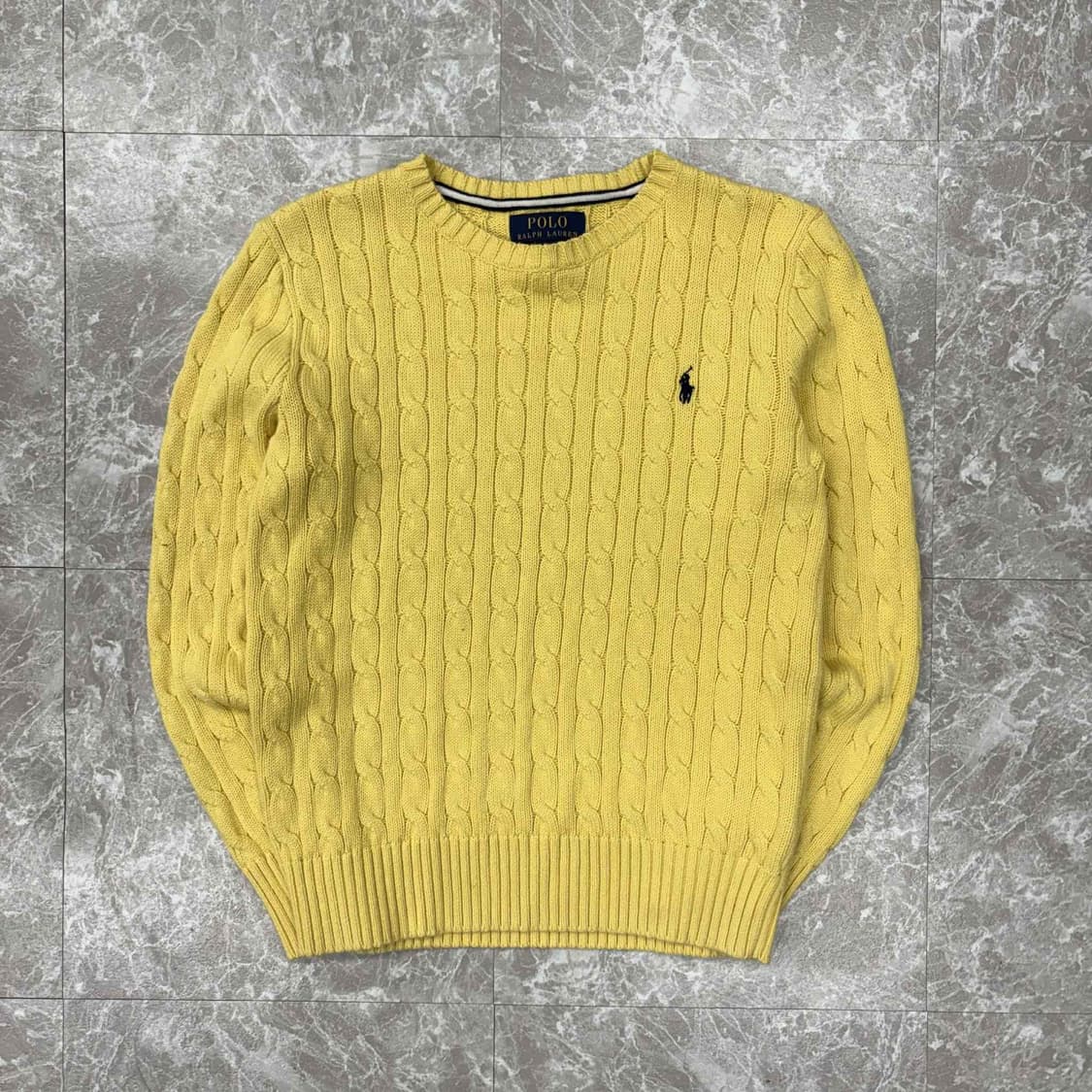 *최신형 폴로 랄프로렌 큐알택 케이블 크루넥 걸즈 니트(M) 상품이미지2