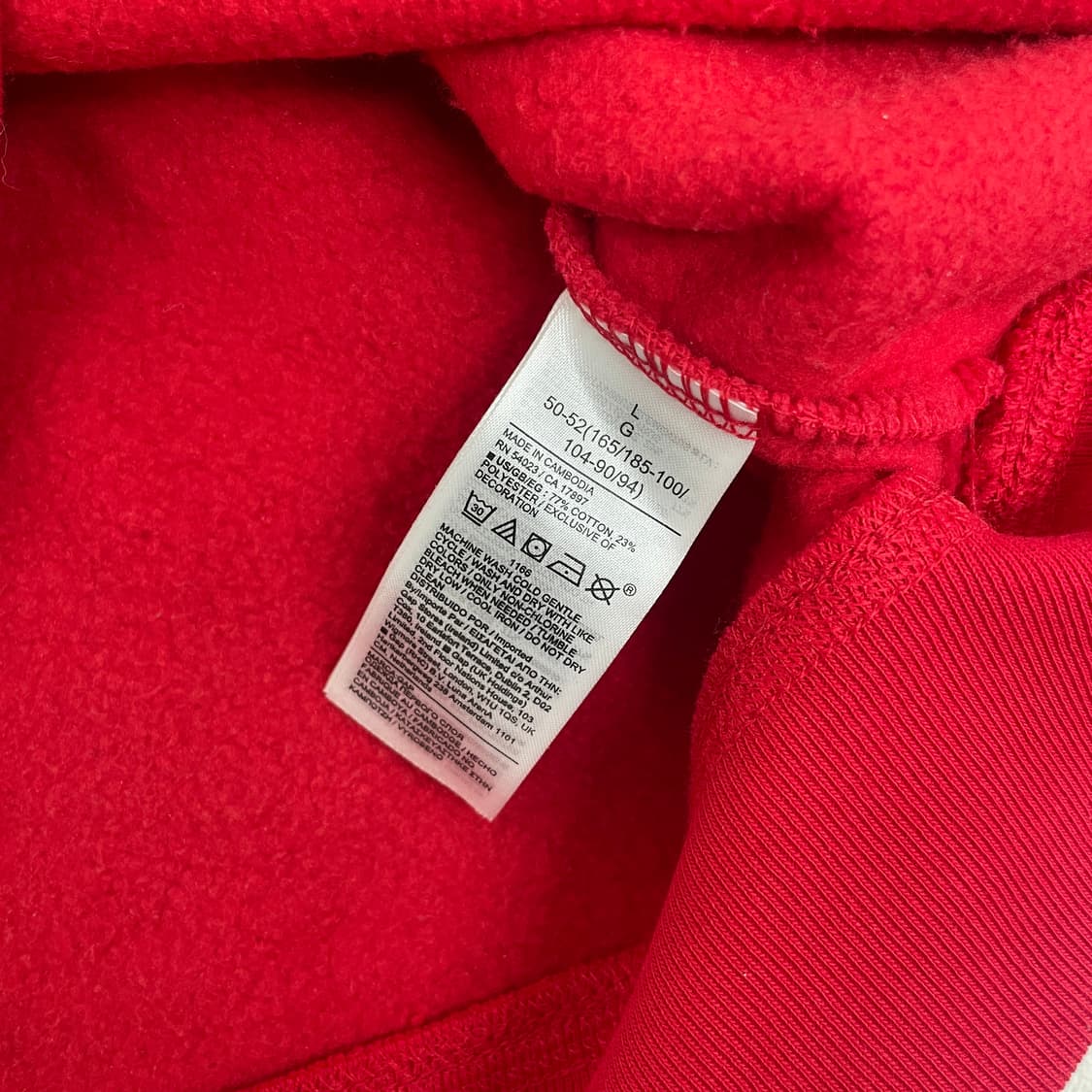 [GAP] 레드 로고 기모 맨투맨 상품이미지4