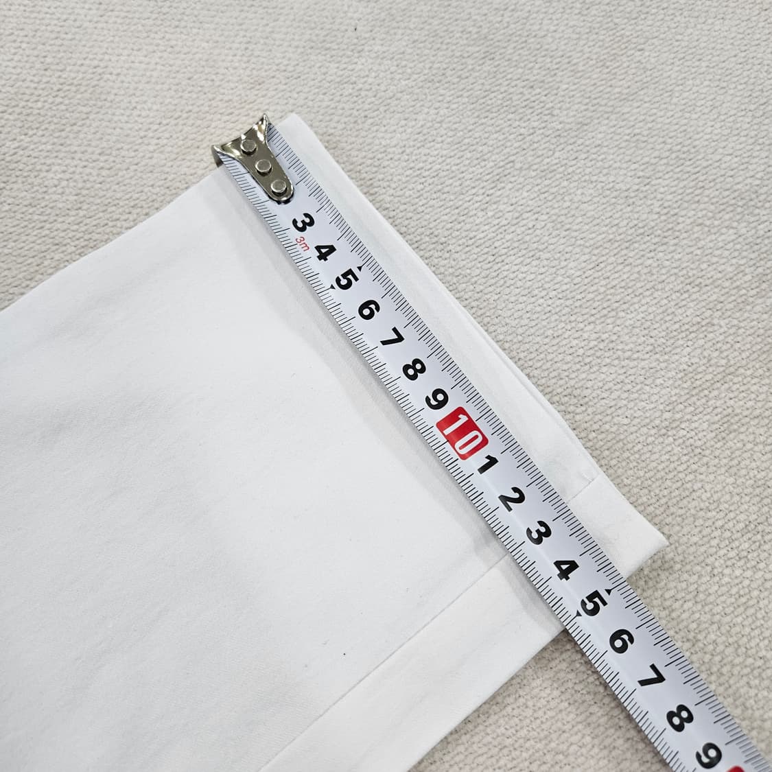 [L] 새상품 뱅뱅 화이트 일자 팬츠 0121Y2 상품이미지10