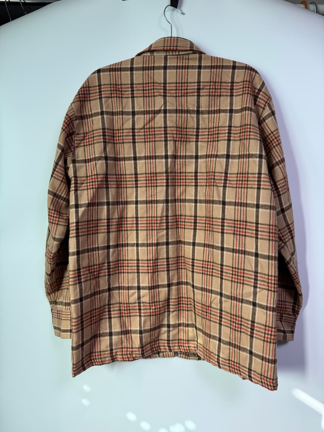 1/2 penny 패딩 체크 셔츠 L 상품이미지6