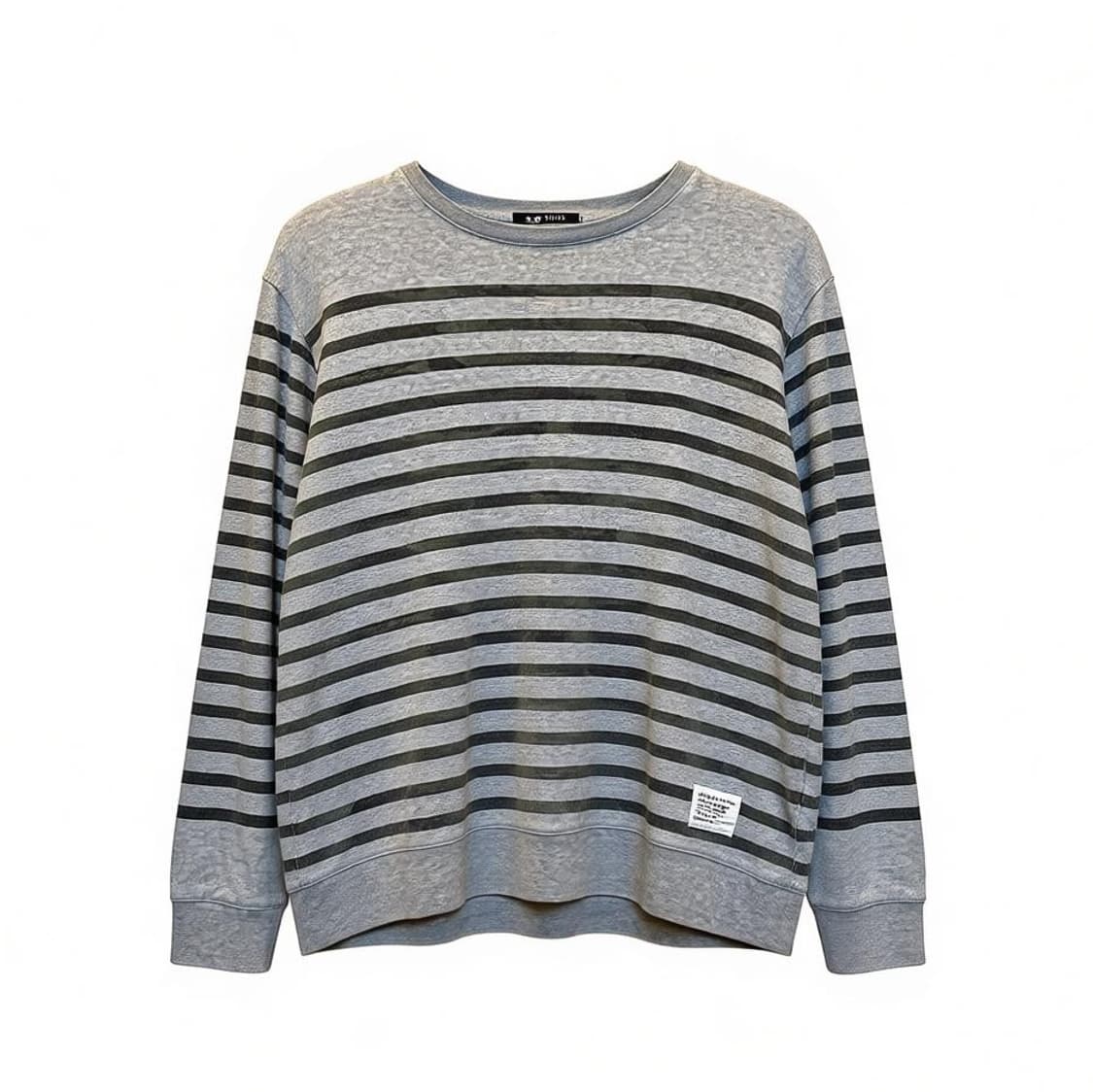 빔즈 스프라이프 스웻셔츠 카모패턴 라벨패치 디테일 그레이 상품이미지1