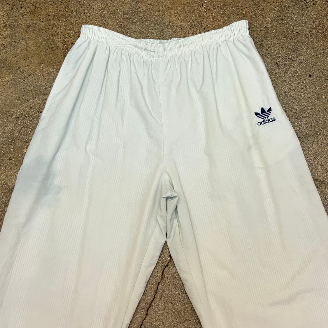 80s Made in USA 아디다스 츄리닝 트레이닝팬츠 바람막이 팬츠 상품이미지2