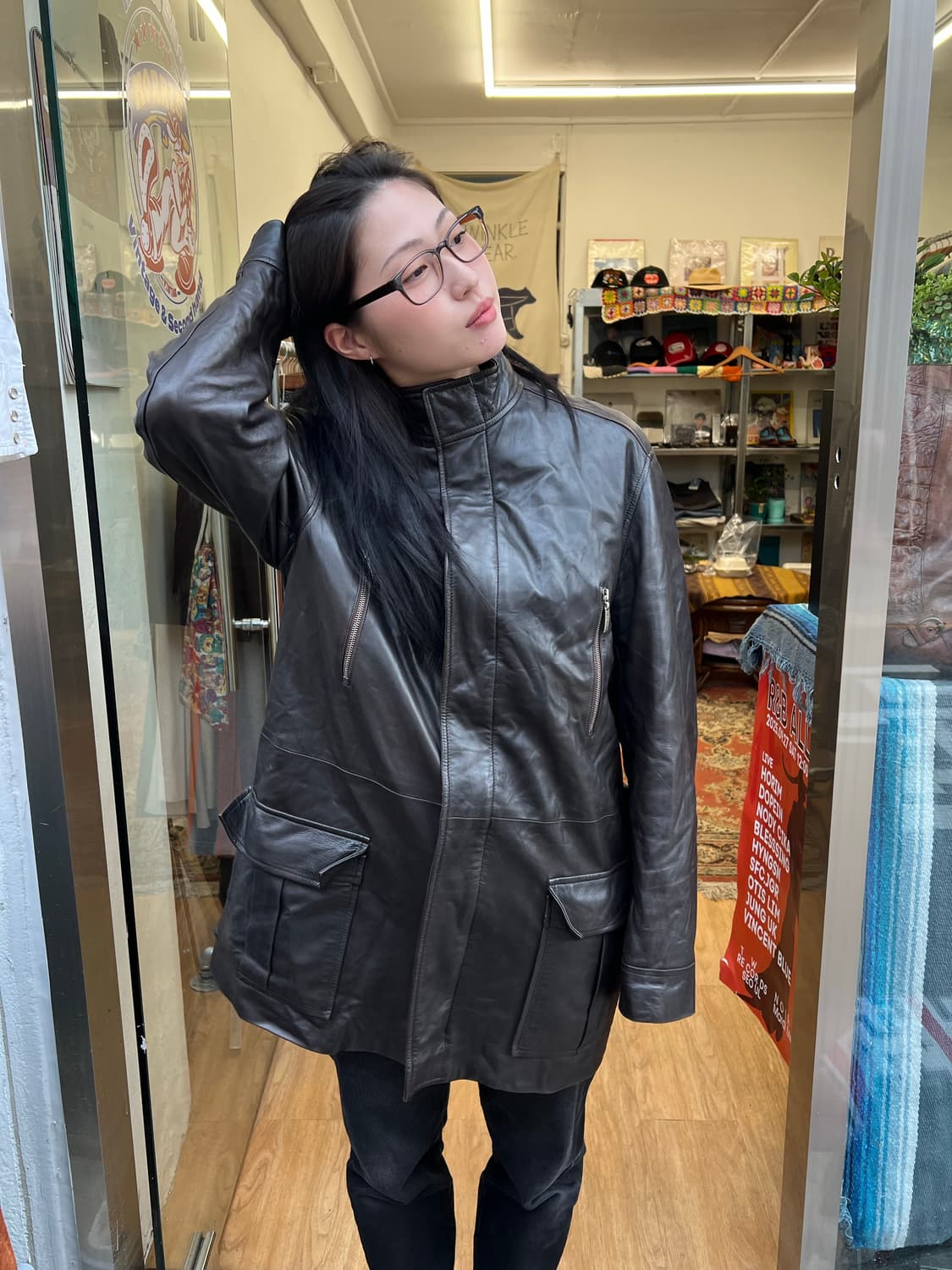 LOEWE Vintage Lamb Leather Jacket 상품이미지3