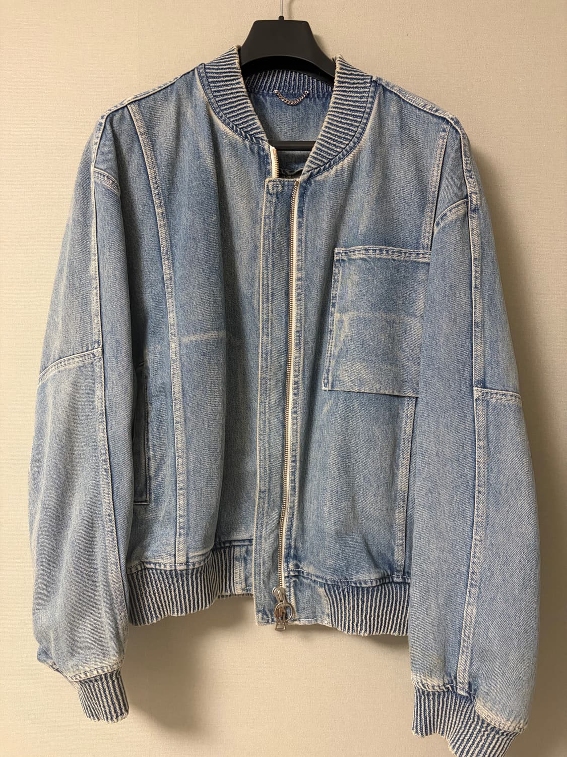 솔리드옴므 데님 봄버 50 상품이미지1