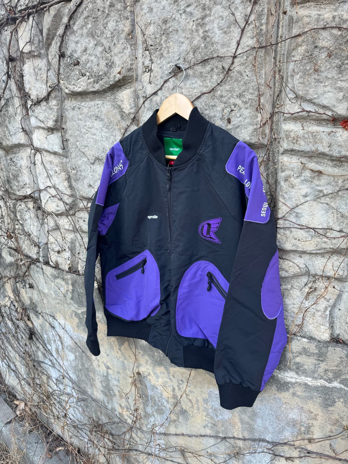 큐마일 모터사이클 스타일 스노우보드복 봄버 자켓 m 상품이미지3