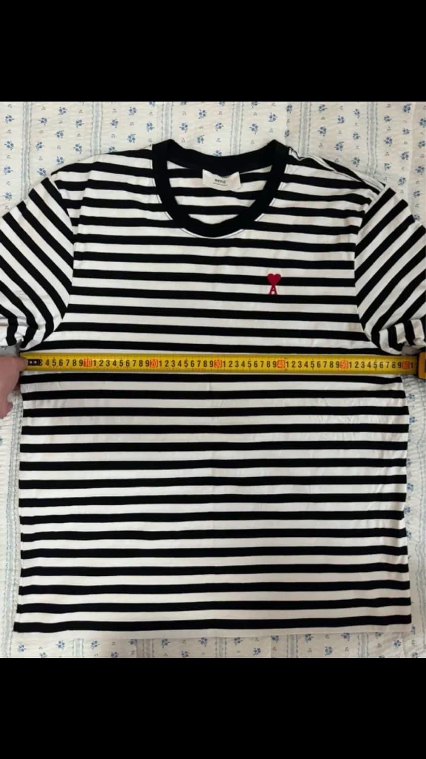 아미 스몰로코 스트라이프 반팔 상품이미지4