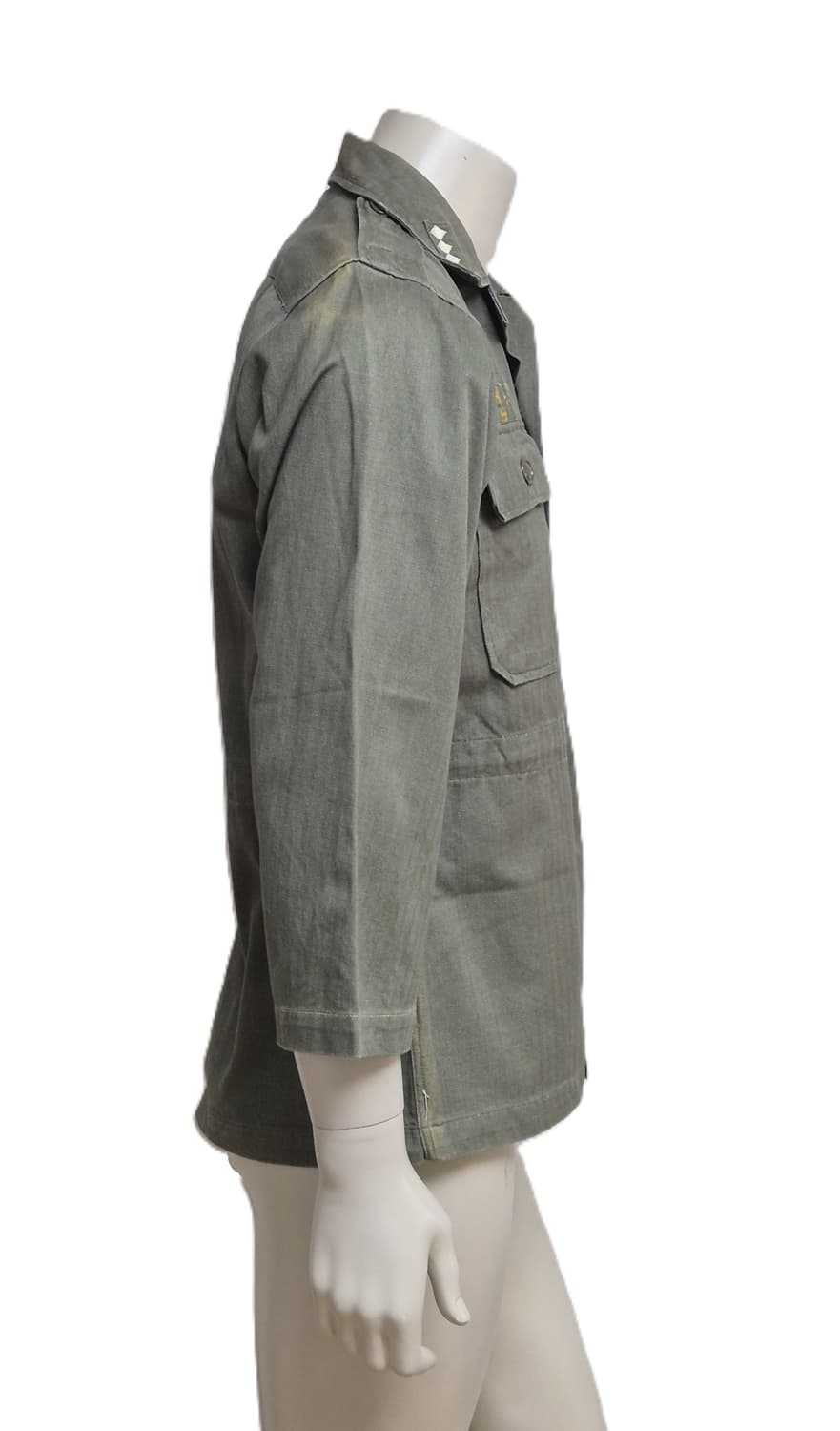 육군 구형 보병 대위 70년대 민무늬 전투복 상의 자켓 (L) 상품이미지3