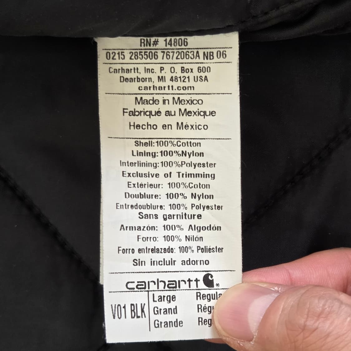 CARHARTT 칼하트 누빔 워크 베스트 조끼 상품이미지6