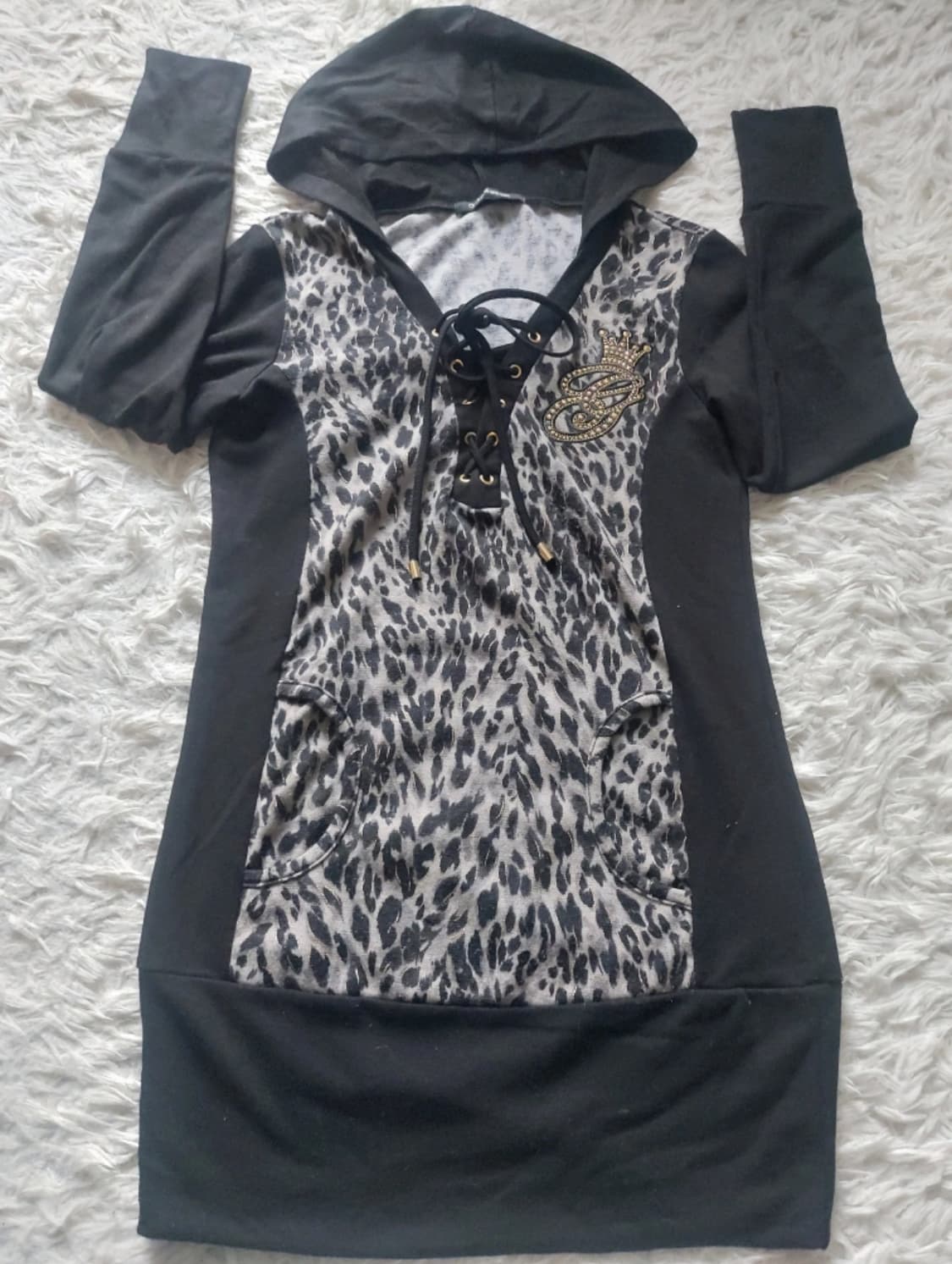 GGPX y2k 레오파드 후드 집업 상품이미지2
