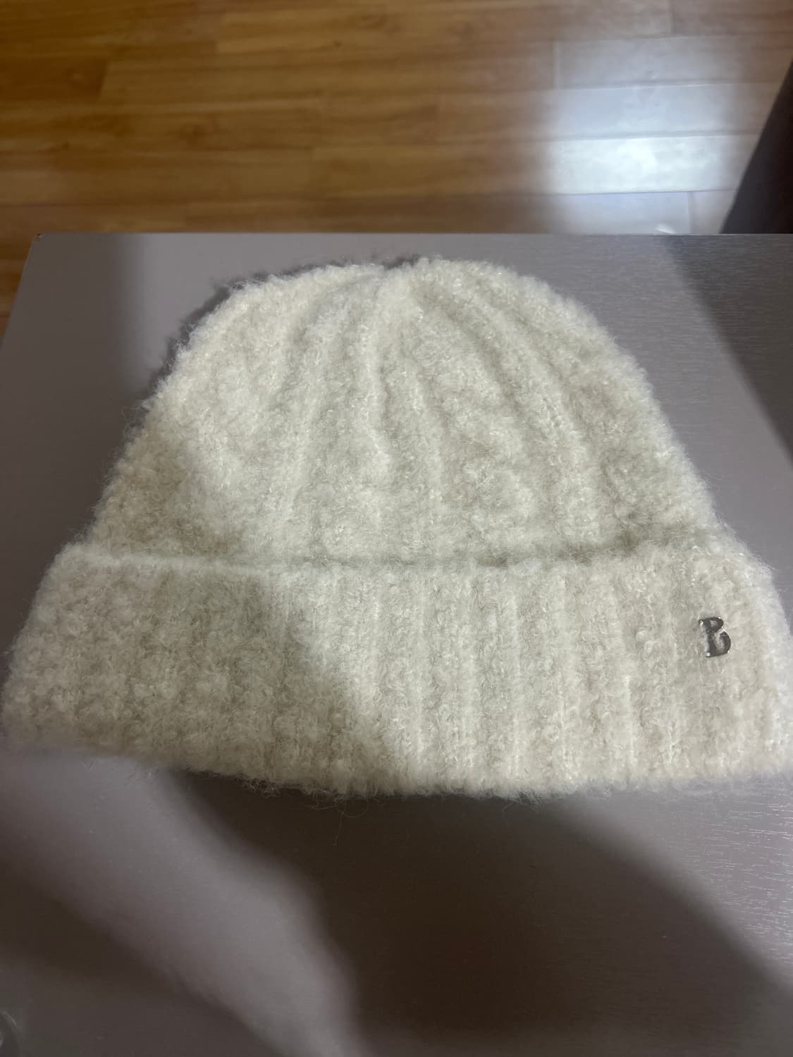 더바넷 Boucle Cable Knit Beanie Ivory  상품이미지2
