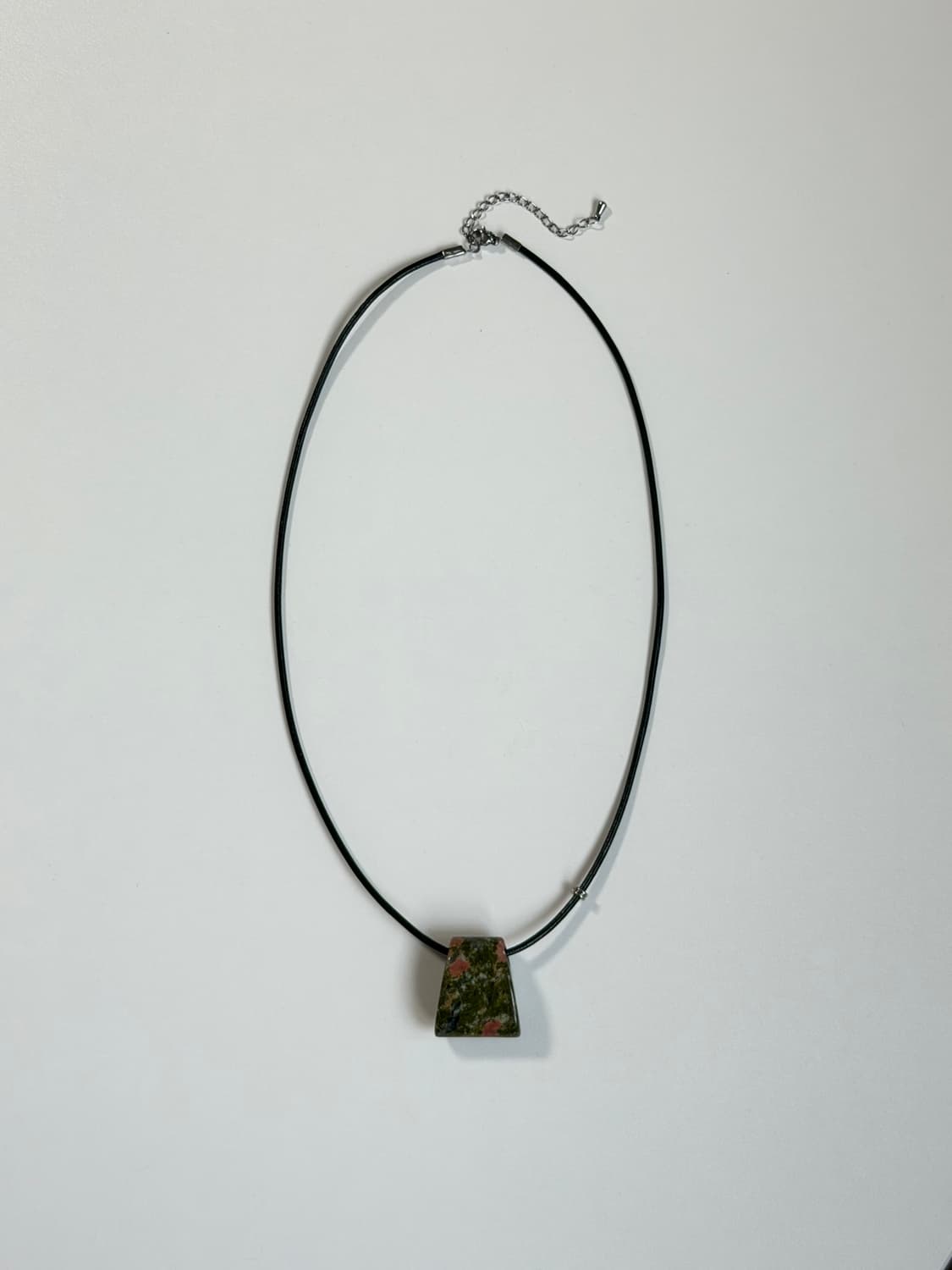 Stone Necklace – Unakite Light(Khaki) 상품이미지2