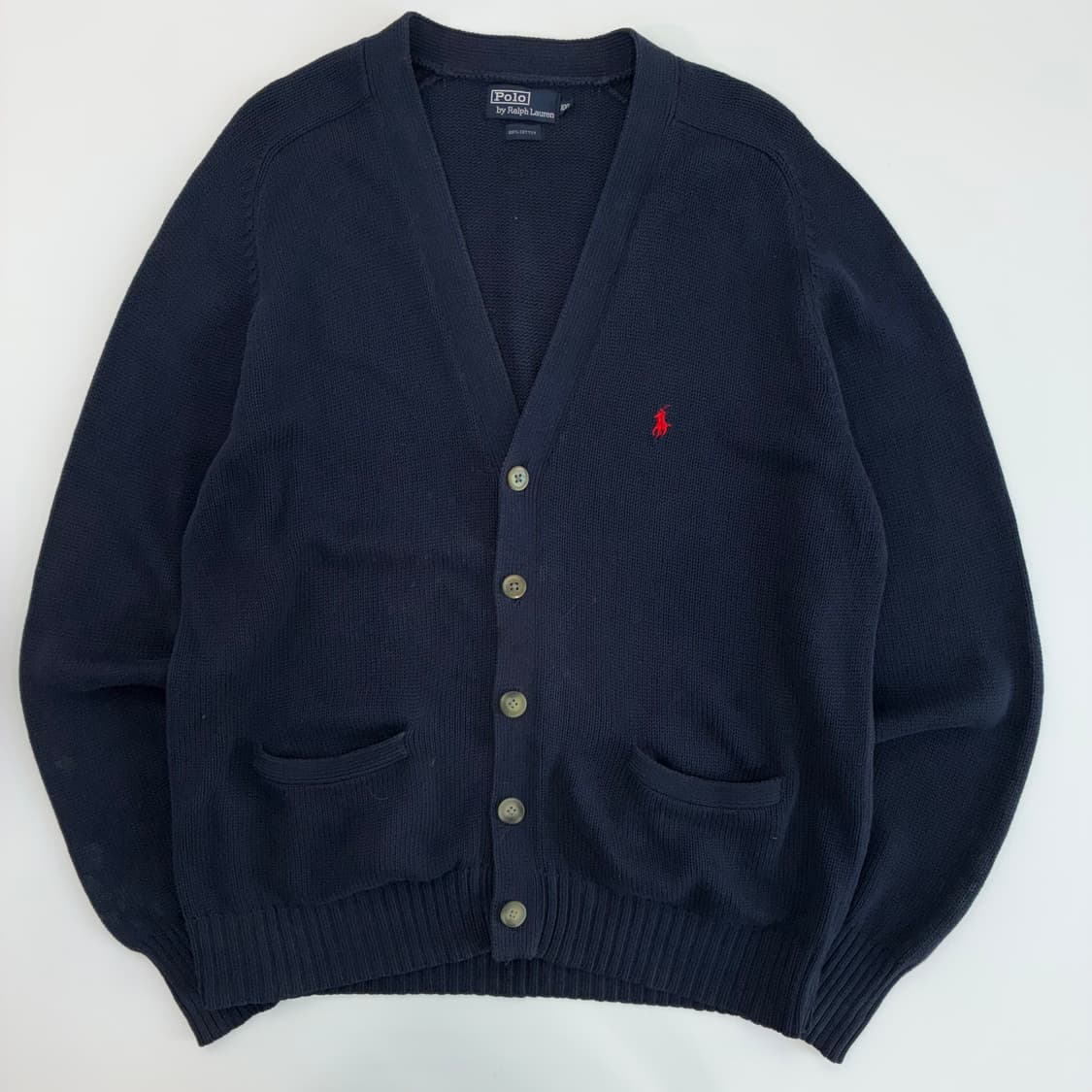 Polo 폴로 랄프로렌 네이비 업버튼 가디건 상품이미지1