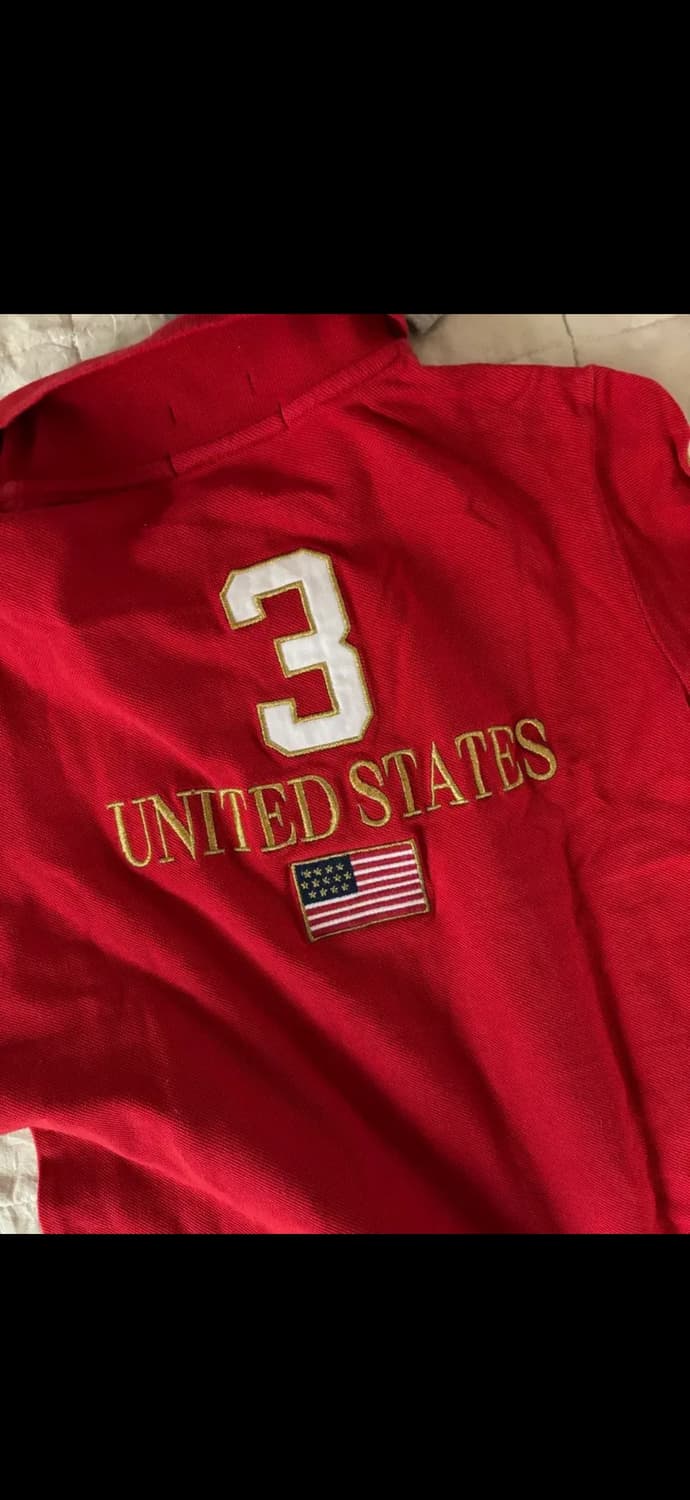 폴로 랄프로렌 레드 성조기 빅포니 카라셔츠 상품이미지3