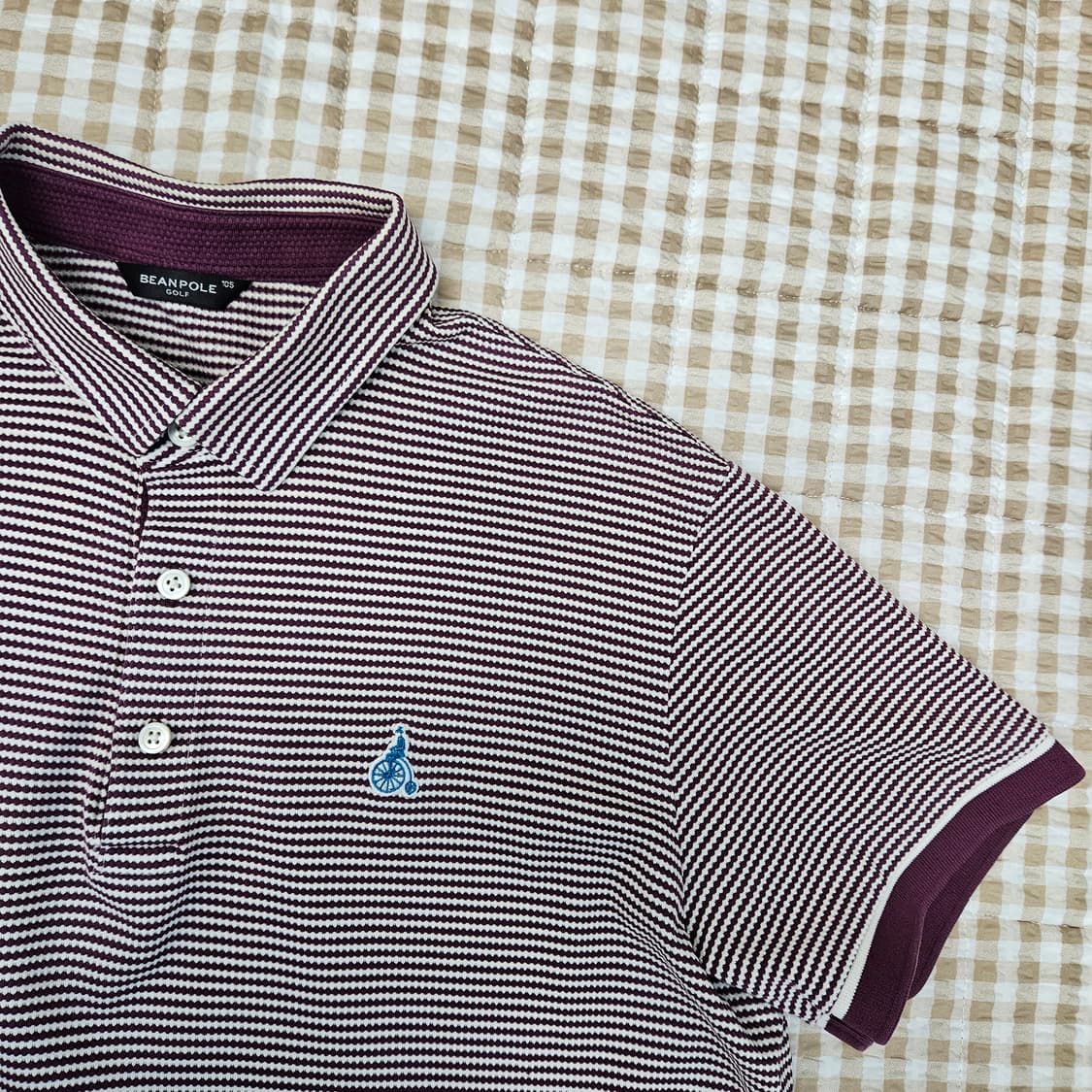 빈폴 골프웨어 반소매 카라티 남자100 상품이미지3