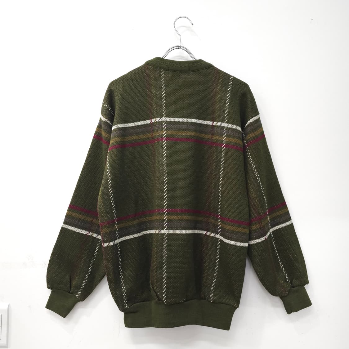 울혼방 카키 니트 상품이미지8