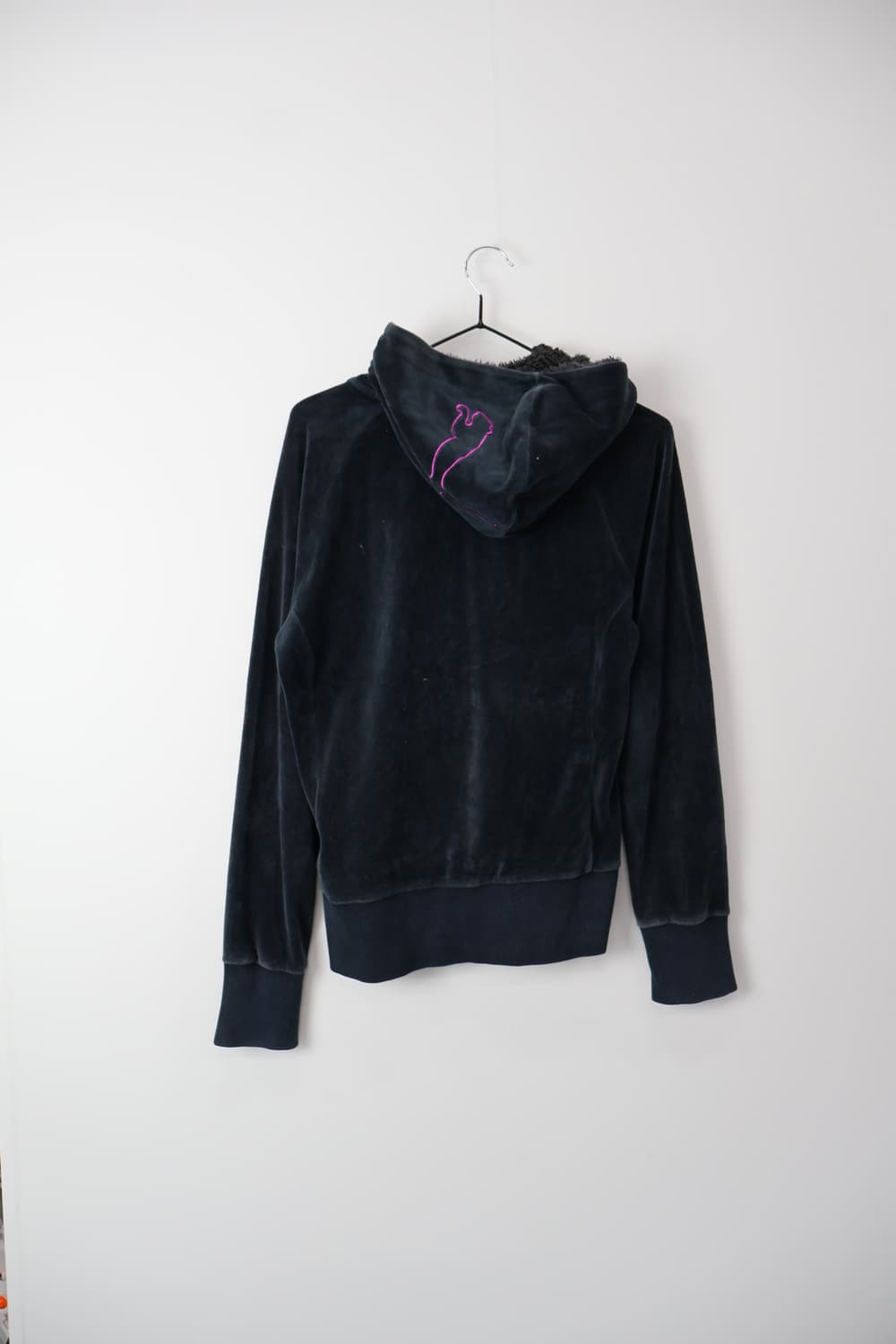 'Puma' Velour Logo Zip-Up Hoodie 상품이미지5