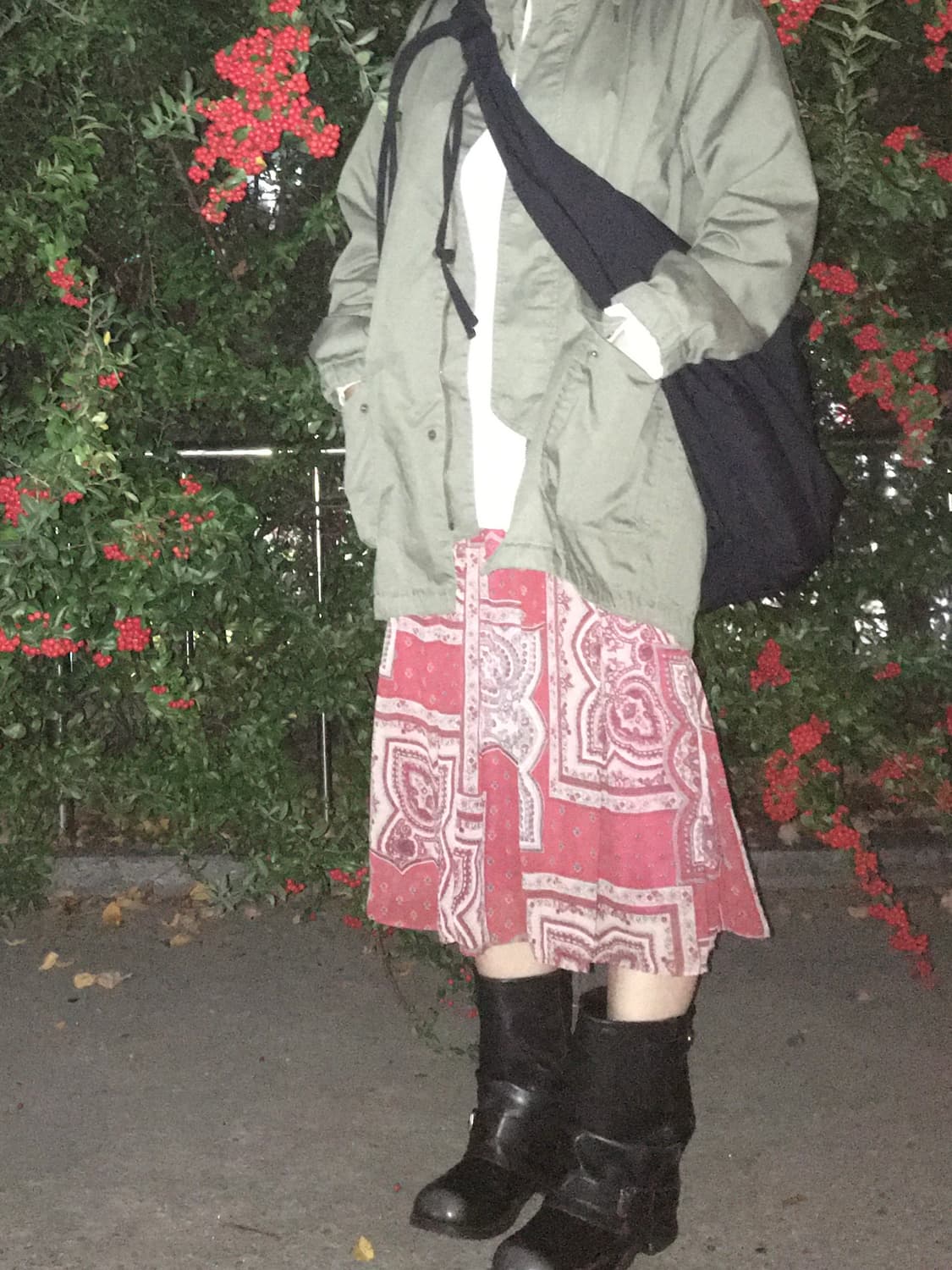 빈티지 페이즐리 쉬폰 스커트 상품이미지1