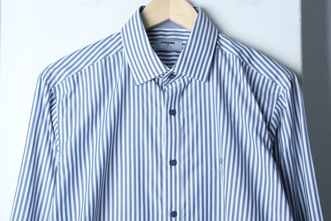 (L-XL) 레노마 셔츠 남방 스트라이프 블루 놈코어-H32654 상품이미지3