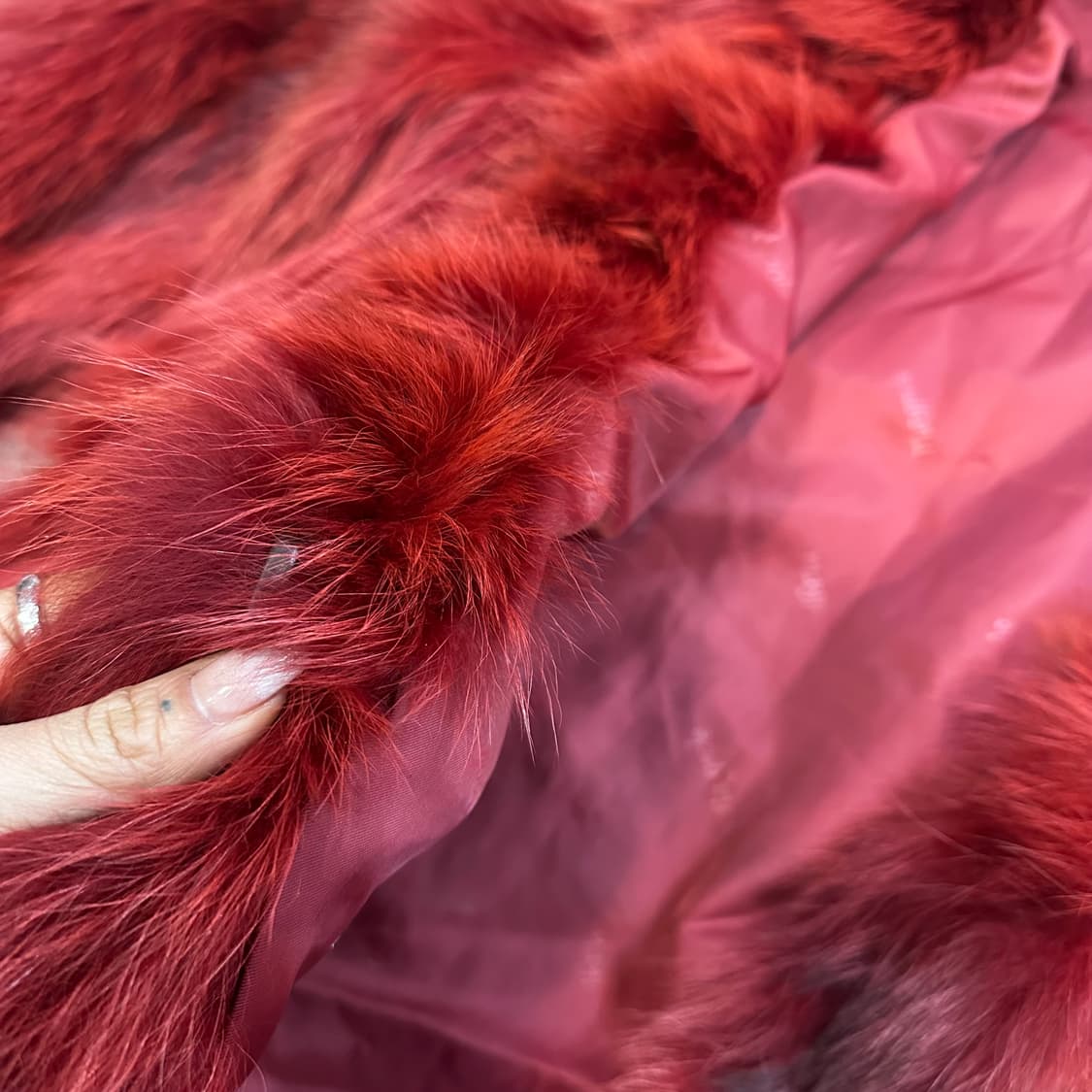 사가폭스 레드 맥시 퍼자켓L 상품이미지5