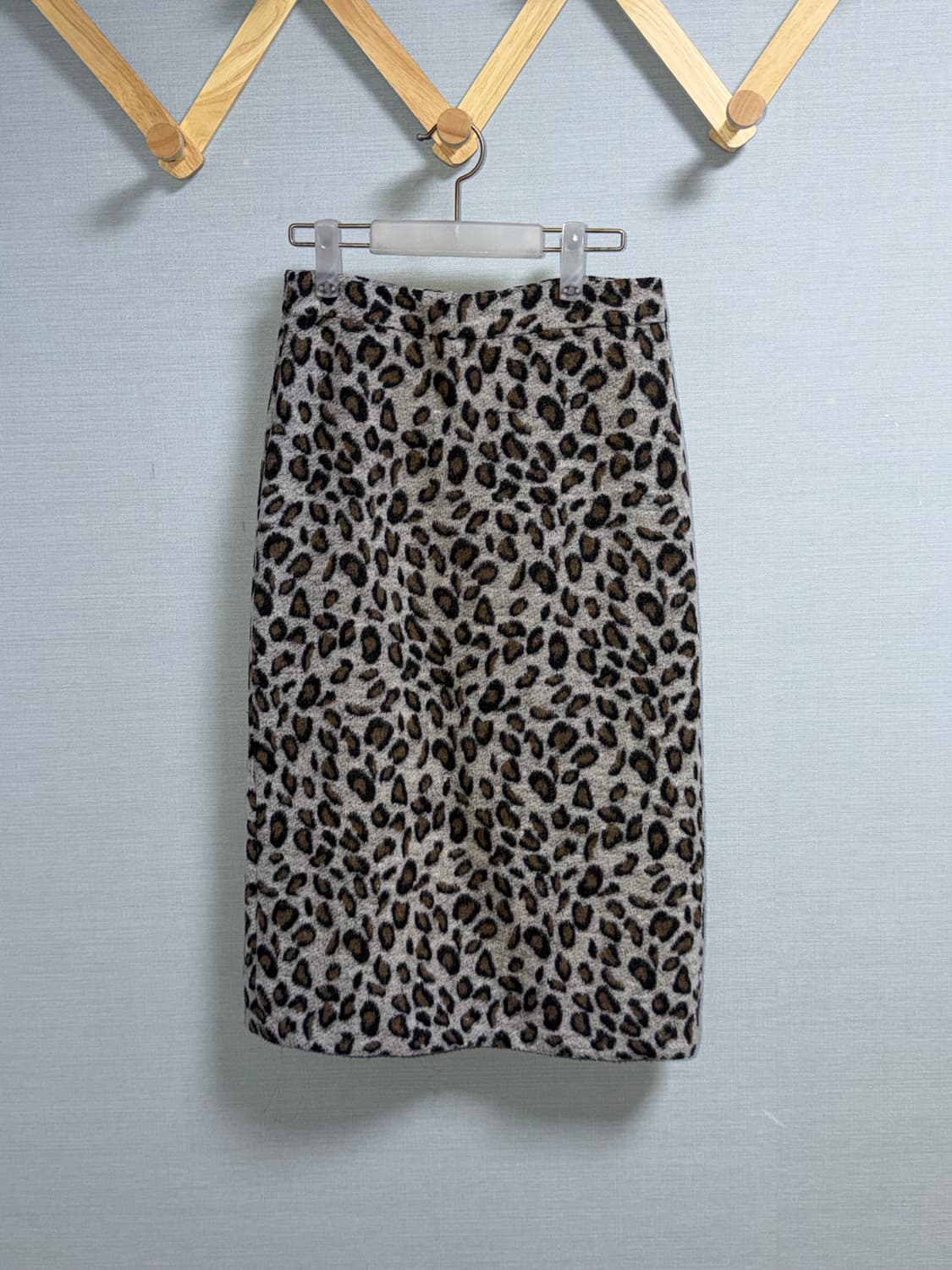 Reneevon gray leopard long skirt 상품이미지1