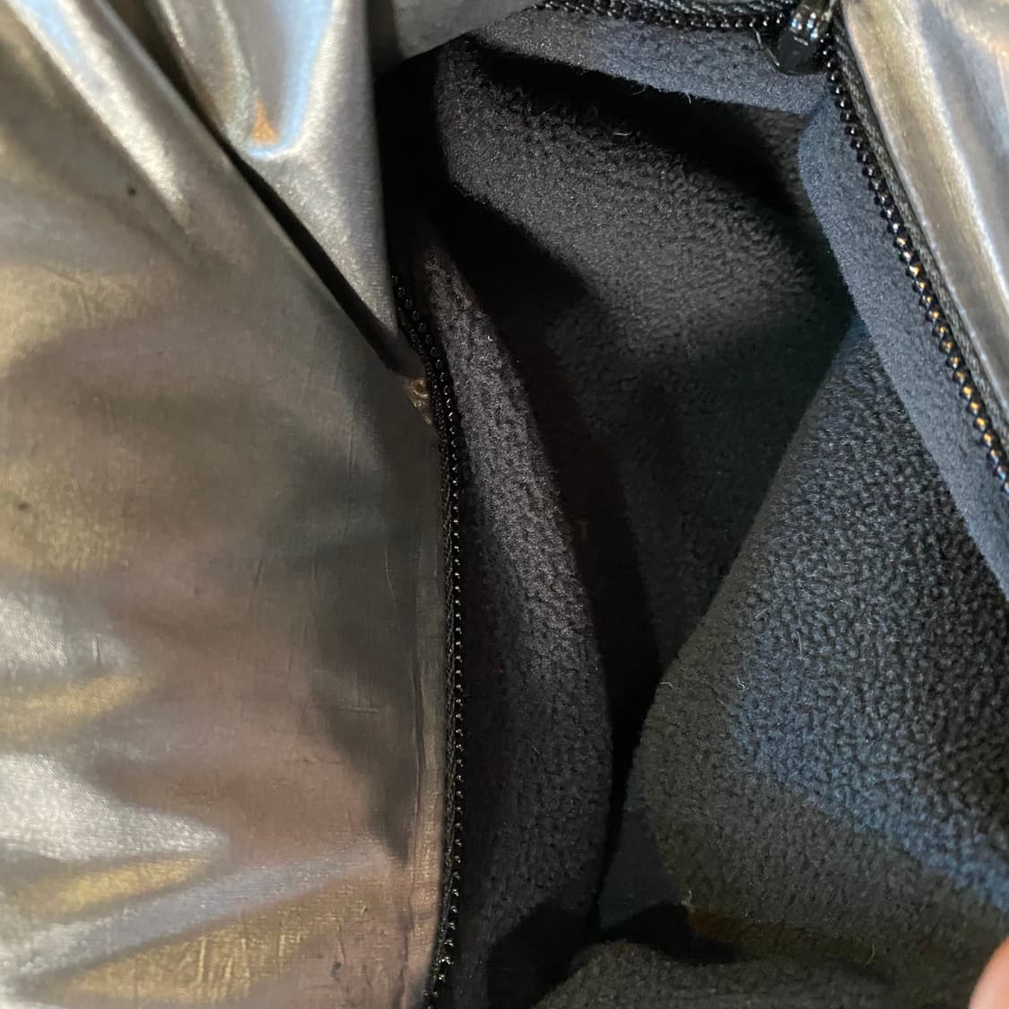 (3) UNUSED 언유즈드 실버 패딩 다운 자켓 상품이미지4