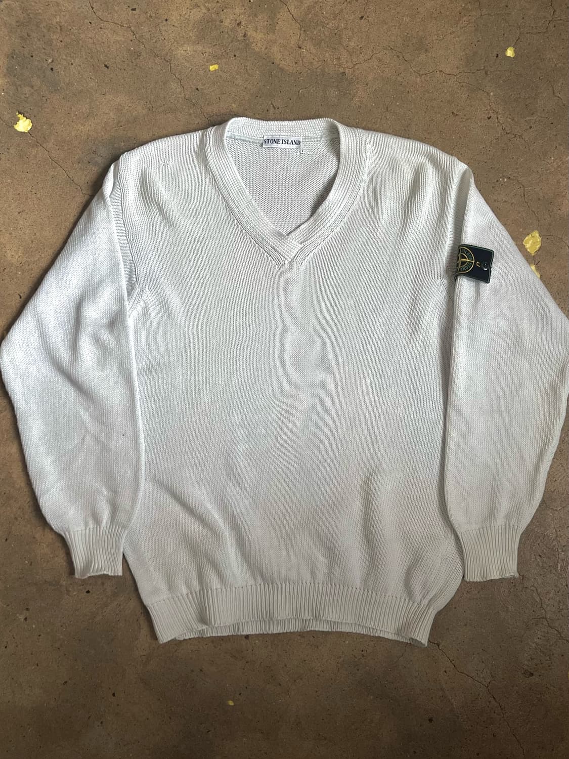 80s 스톤아일랜드 아카이브 브이넥 니트  상품이미지2