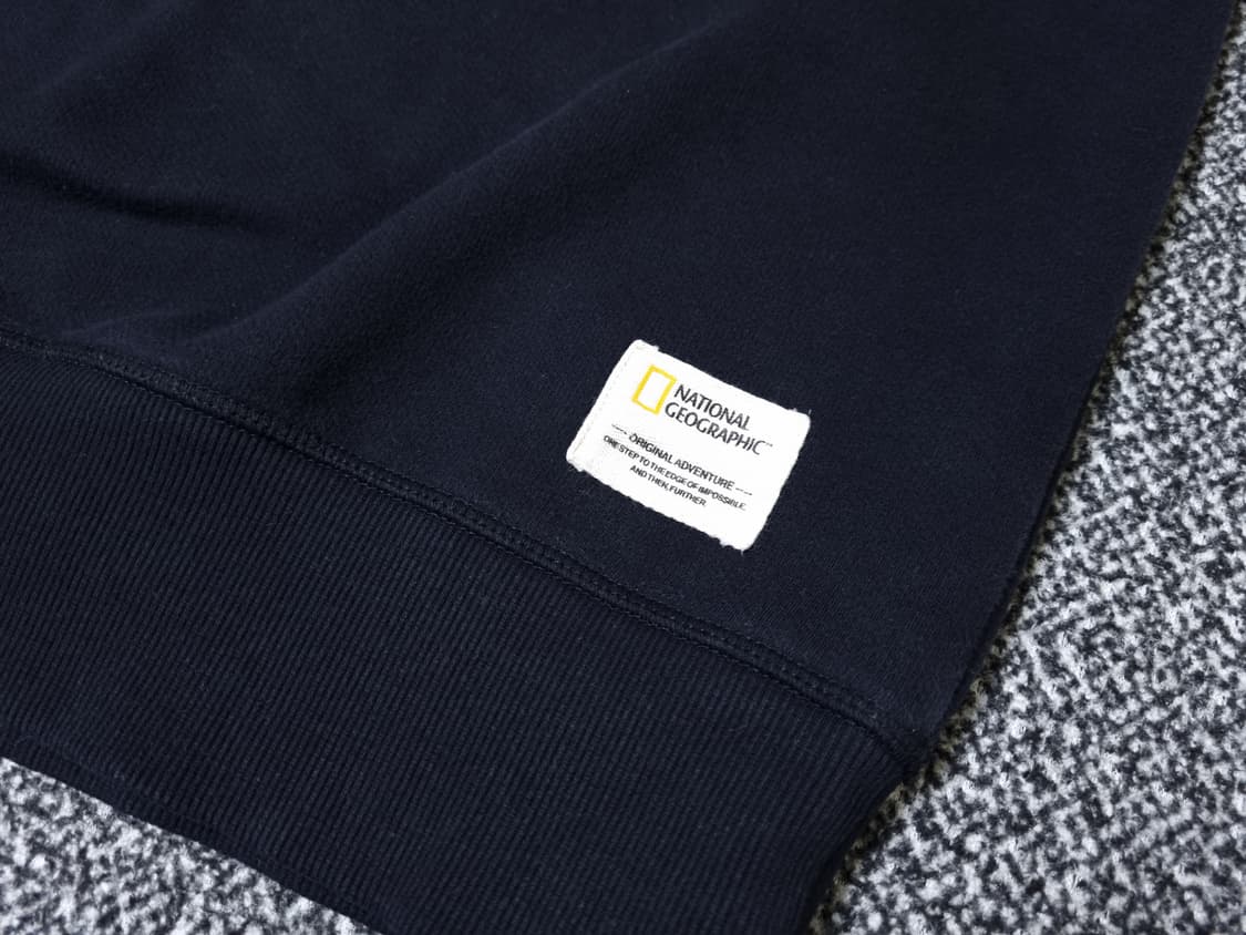 [무료배송][100]내셔널지오그래픽 남성용 기모 맨투맨 긴팔티 상품이미지7