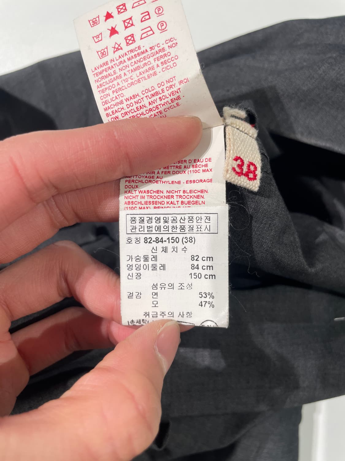 마르니 차콜 퍼프 슬리브 V넥 코튼 미디 원피스 상품이미지8