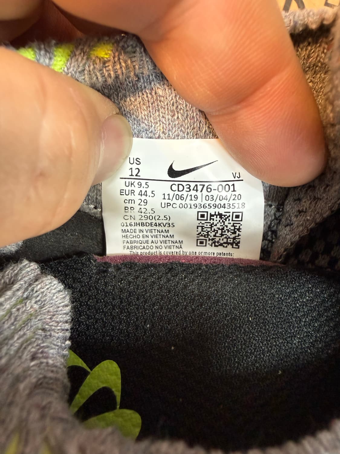 (285)나이키 스페이스히피 04 그레이 볼트 상품이미지6