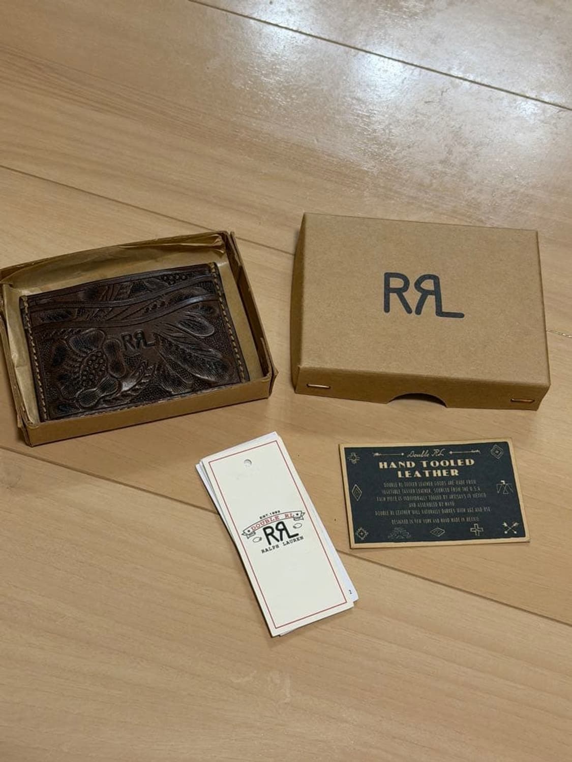 RRL 핸드툴드 카드지갑 상품이미지1