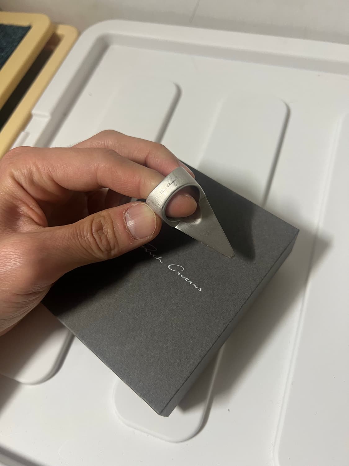 [58] 릭오웬스 피라미드 반지 상품이미지5