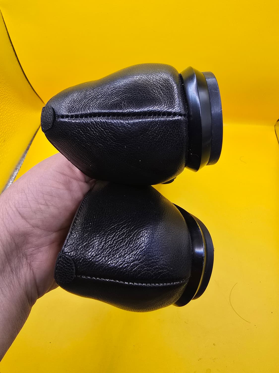 가죽수제화 여성 플랫 (골드배색)250 상품이미지7