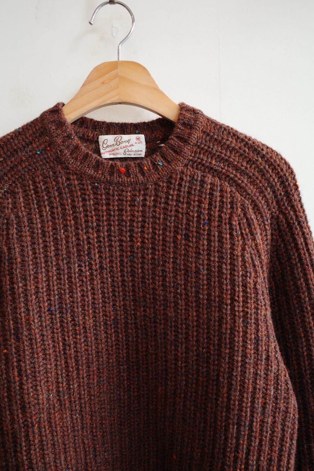 Japan brand 멜란지 울 니트  상품이미지2