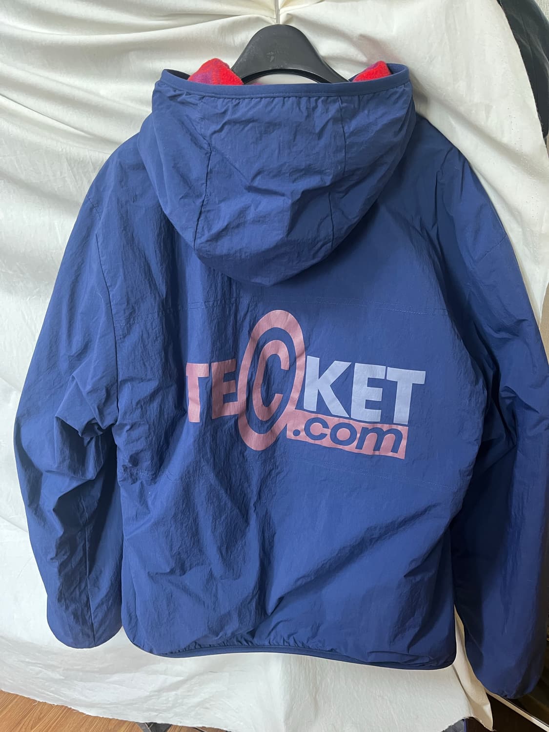 Teket 테켓 리버서블 플리스 레드/네이비 상품이미지7