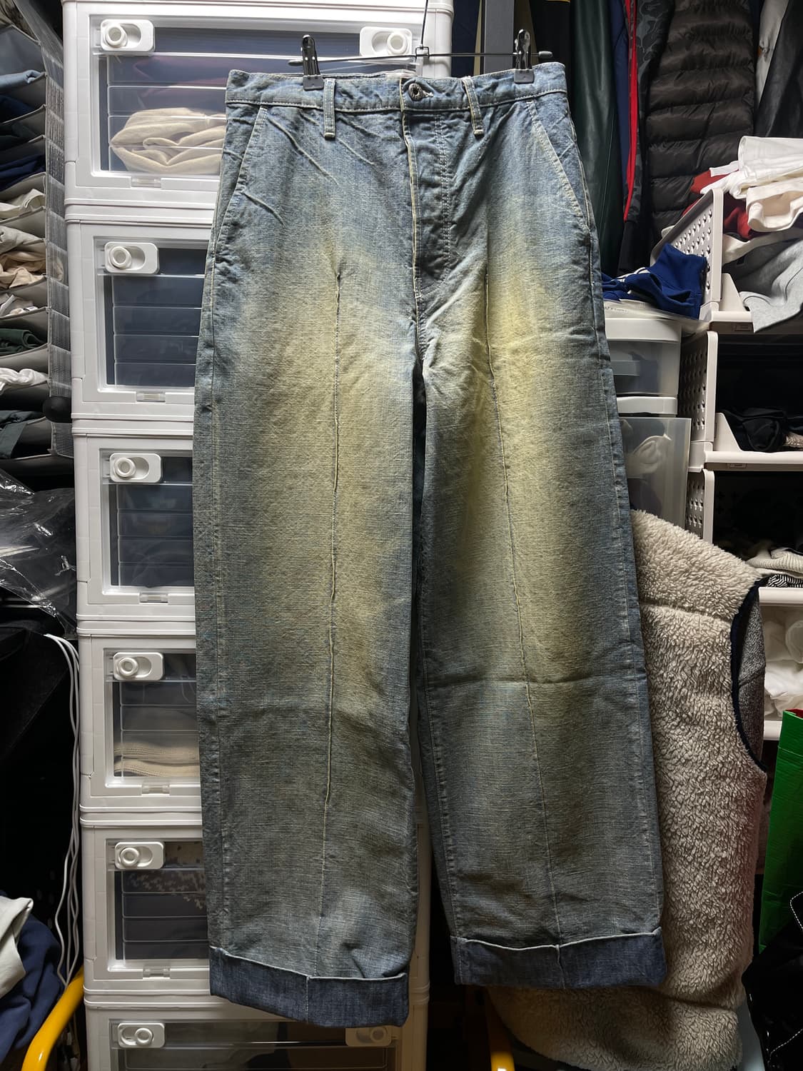 겐조 라지 스트레에트 핏 진스 30 새상품 상품이미지3