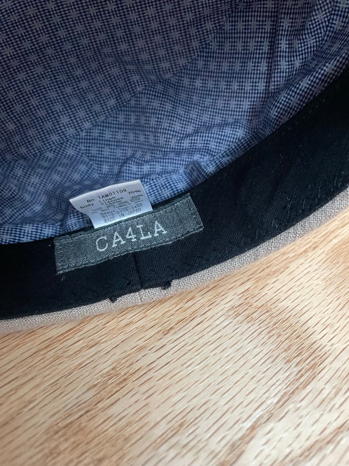 ca4la 린넨 캡 상품이미지4