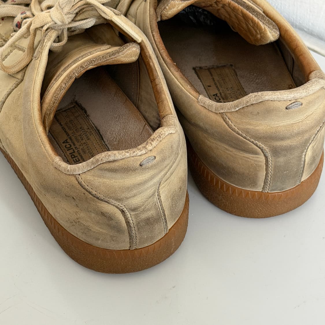 Margiela 메종 마르지엘라 독일군 페인팅 스니커즈 상품이미지5