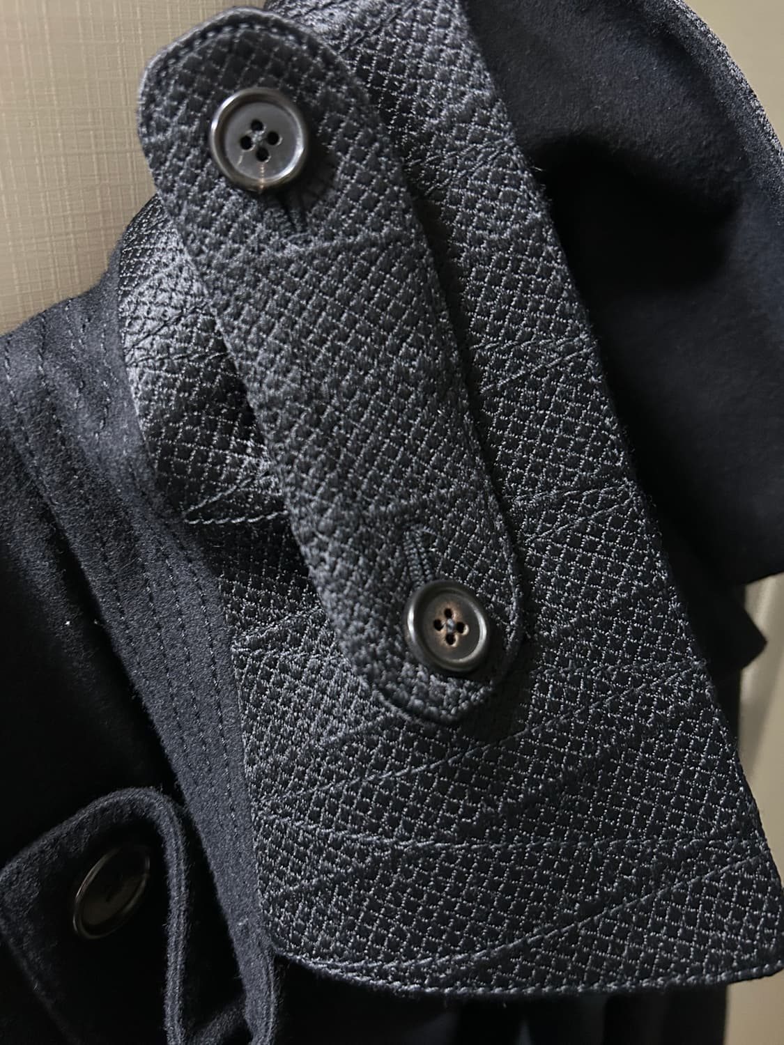 앤드뮐미스터 울 로브 블랙 코트  상품이미지7