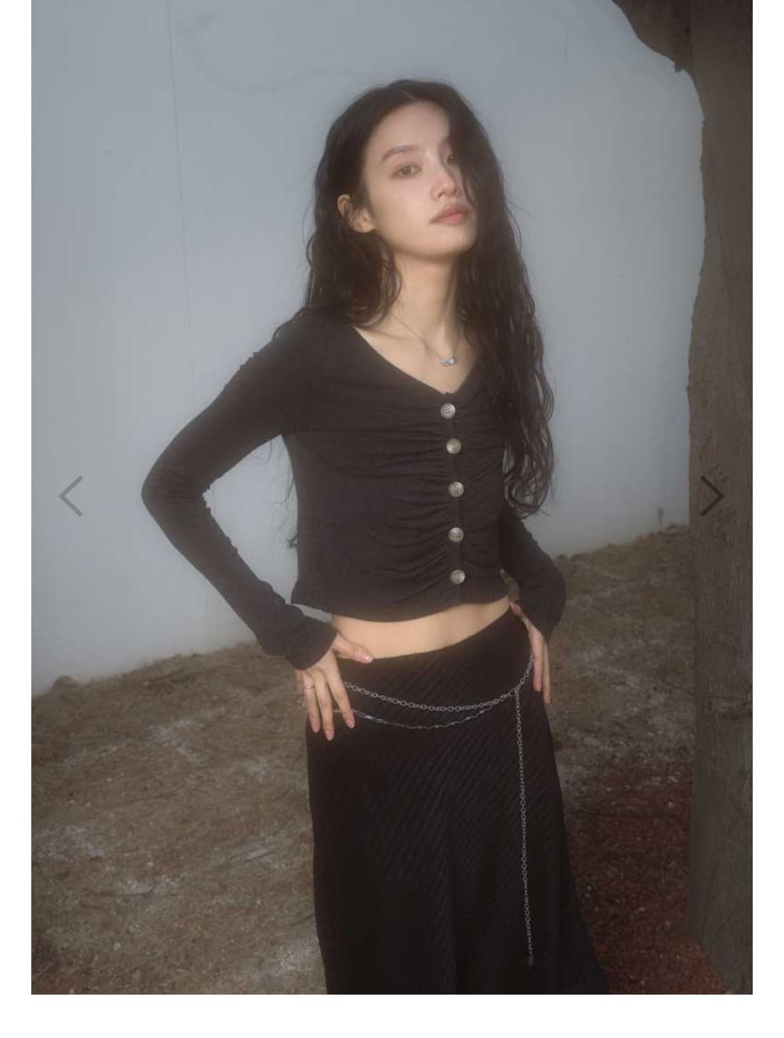 애즈온 소피 셔링 가디건 상품이미지1