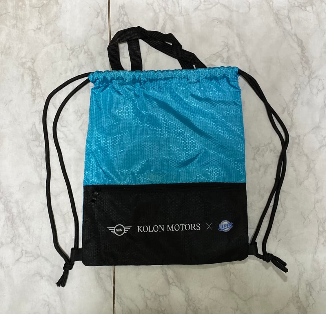 삼성라이온즈 코오롱모터스 스포츠백 짐색 상품이미지4