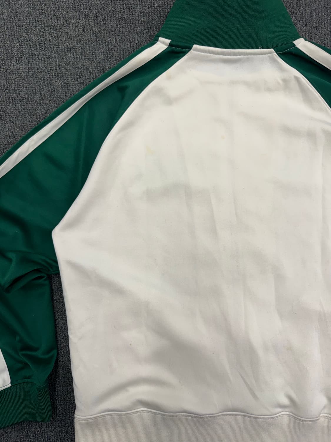 M)Mer Vester 빈티지 패치 로고 그린 트랙탑 져지 상품이미지6